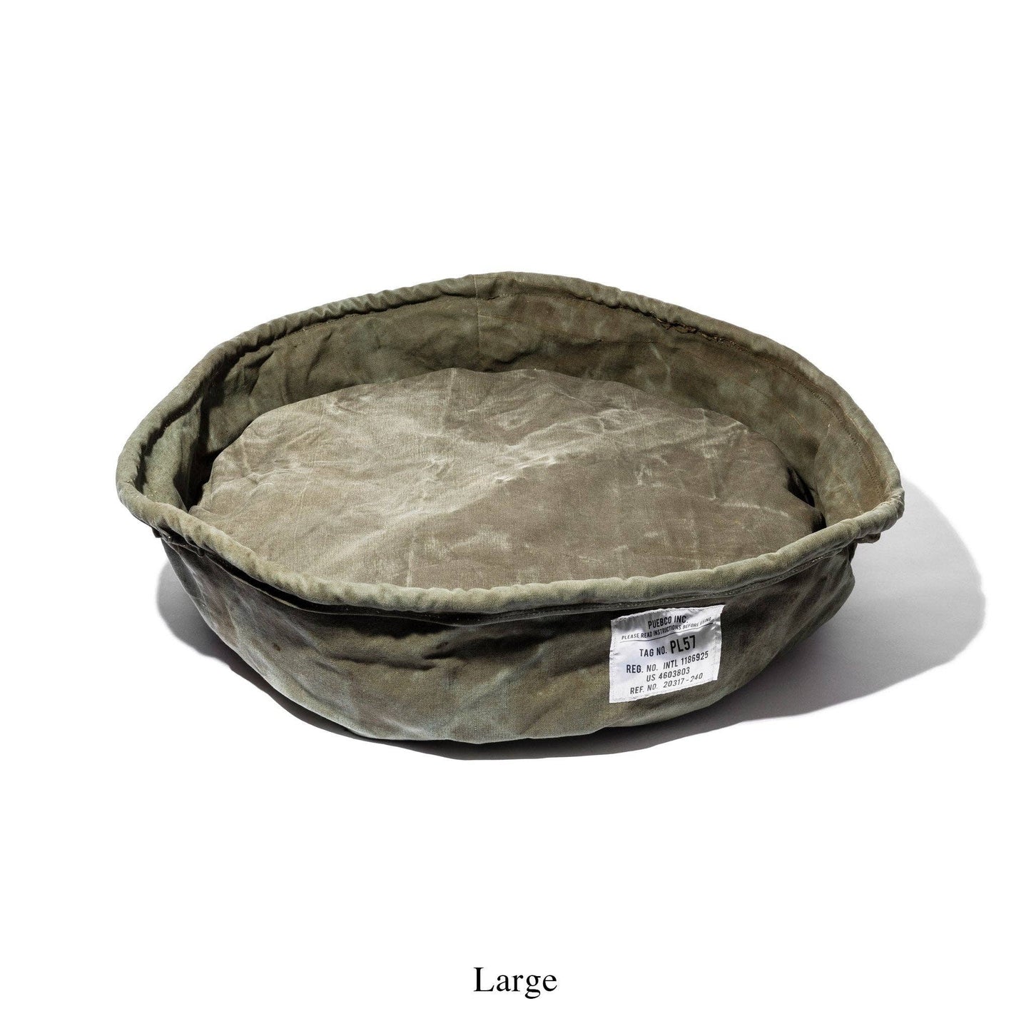 Vintage Tent Fabric Pet Bed